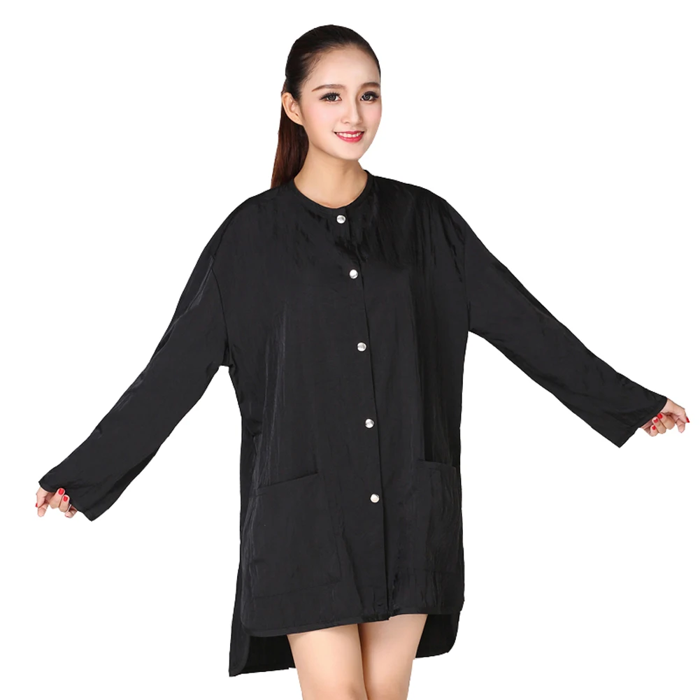 1pcs Professional Hairdressing Beauty SPA Gown Snap-fastener Robe Hair Capes Styling Barber Salon Hairdresser Wraps Cloth