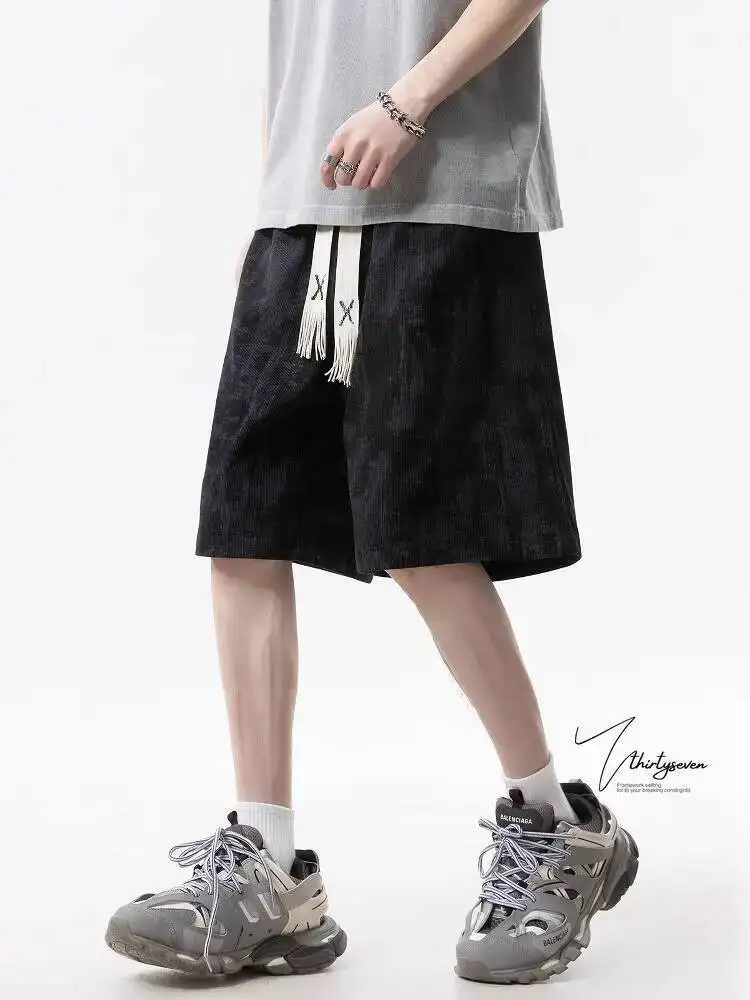 2025 Summer Drawstring Shorts Men Casual Jogger Sweathshorts Casual Classic Workout Gym Running Sports Shorts