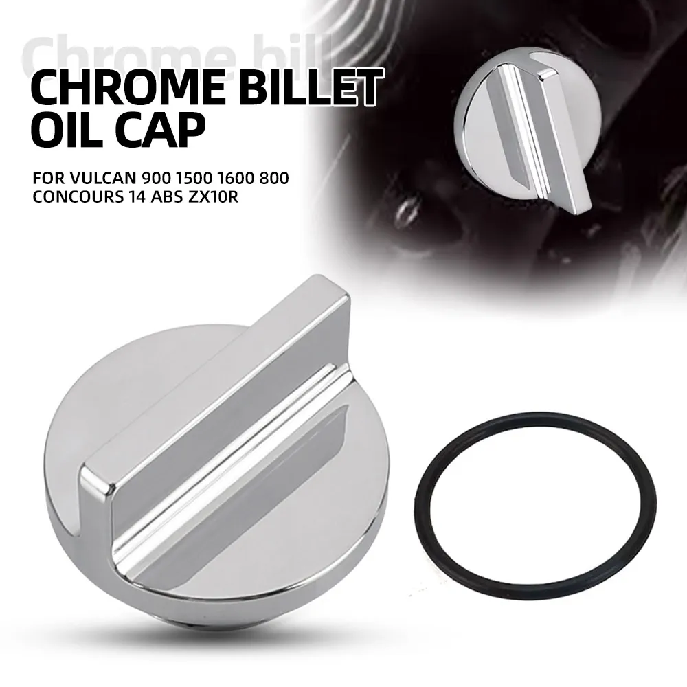 Motorcycle Crankcase Cap CNC Engine Oil Filler Screw Cover Plug For Kawasaki VULCAN 900 1500 1600 800 Concours 14 ABS ZX10R
