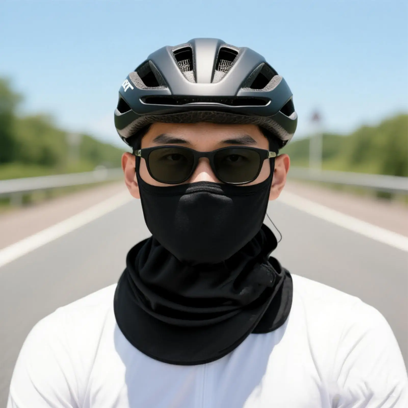 الرقبة الجراب تنفس يندبروف الدافئة قابل للتعديل الشتاء الرقبة الجراب مع الرباط الرياضة في الهواء الطلق ركوب الدراجات قناع التزلج لركوب الخيل