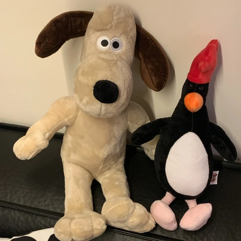 الكرتون جروميت أفخم والاس اللعب أنيمي جرو محشوة الدمى Kawaii غرفة ديكور الشيف نمط لعبة جمع الاطفال عيد الميلاد هدية عيد الميلاد