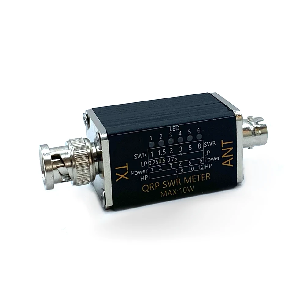 For RF Signal Testing Power Meter Outdoor Use Field Testing Compact SWR Testing Instrument PCB And Metal Construction
