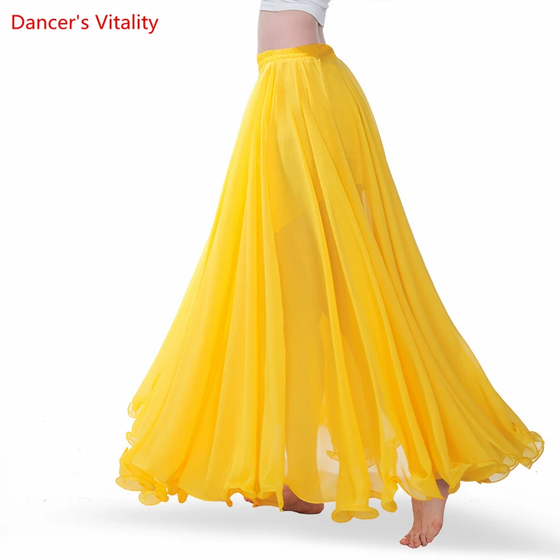 Belly Dancer Costume for Women Belly Dance 720 Degree Chiffon Skirt Female Oriental Dance Clothing Bellydance Skirt Girl Outfit