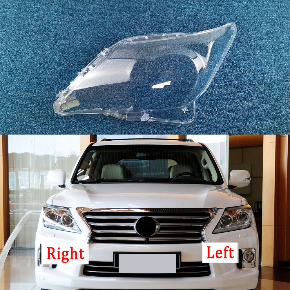 

Car Front Headlight Lens Cover Auto Shell Headlamp Lampshade Glass Lampcover Head Lamp Light cover For Lexus LX570 2012-2015