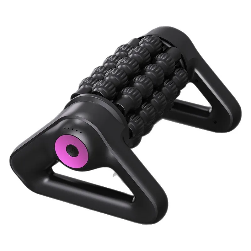 525 Triangle Roller Massager Home Waist Shoulder and Neck Massager USB Charging Multi-gear Massage Instrument