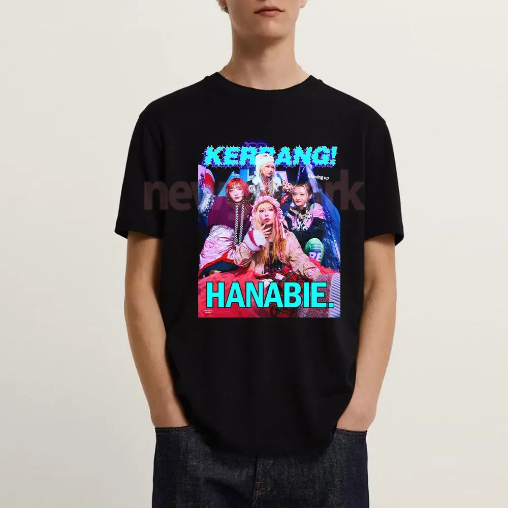 Japanese All-female Metalcore Band Hanabie T-shirt Woman Man Fans Vintage Heavy Metal Cotton Graphic T Shirts Casual Short-sleev