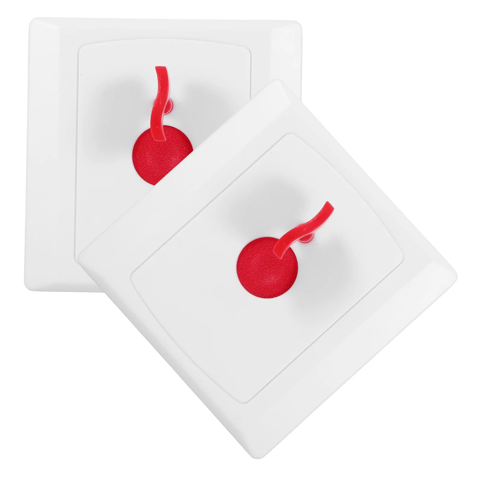 

2Pcs 86-Type Emergency Call Alarm Button Manual Sos Emergency Switch Key Wall Mounted Call Button for Elderly Patients Disabled