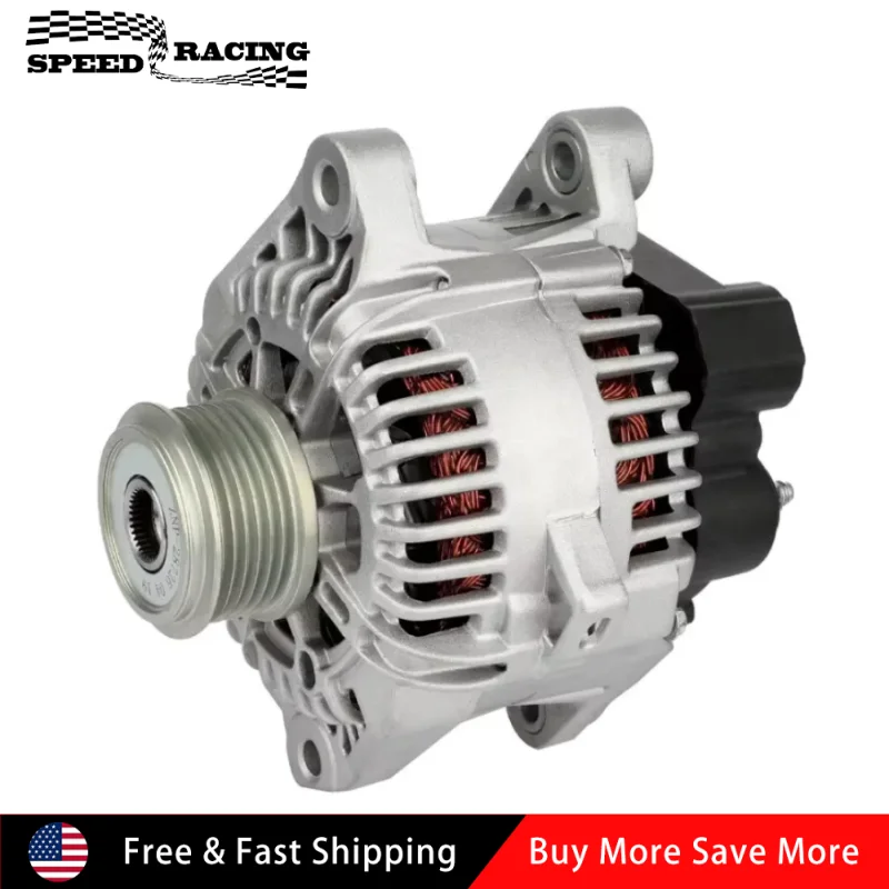 

37300-2G150 Q11875601LA AL4102X Polished Chrome Alternator Sliver For 2010-2013 Hyundai Sonata 2011-2013 Kia Optima 2.4L