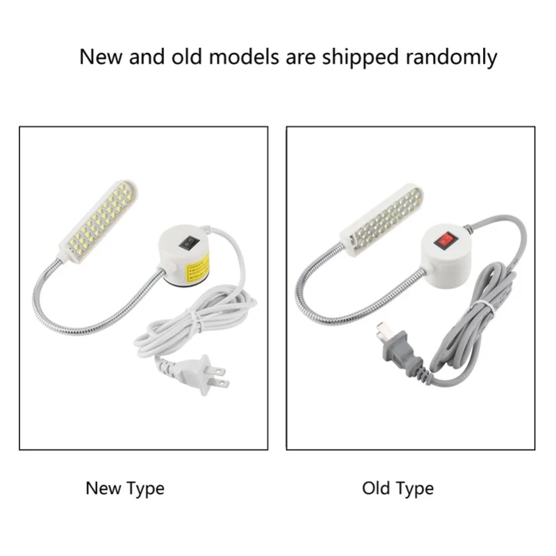 

30 светодиодов для швейной машины, рабочая лампа на гибкой стойке с магнитным основанием