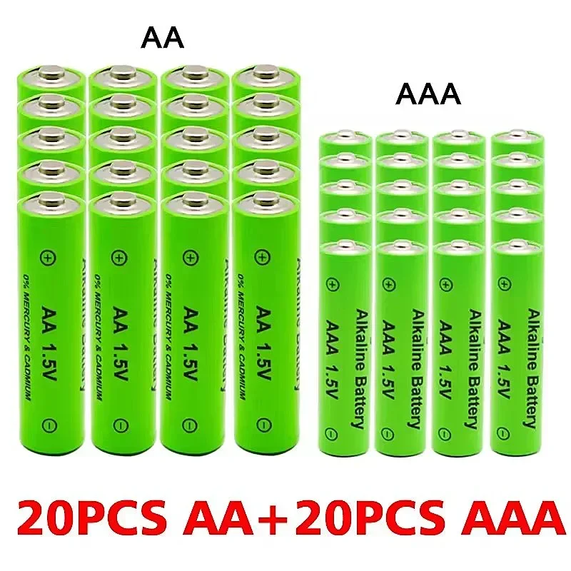 

AA + AAA Battery AA 1.5V 3800mAh / 1.5V AAA 3000mah Alkaline Battery Flashlight Toys Watch MP3 Player Replace Ni-Mh Battery