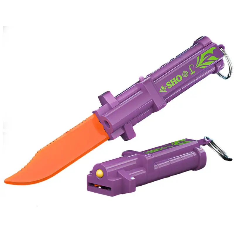 Retractable Carrot Knife Toy With Soft Balls 3D Printing Funny Relieve Stress Puzzle Toy For Kids Adults Boys Girls Gift