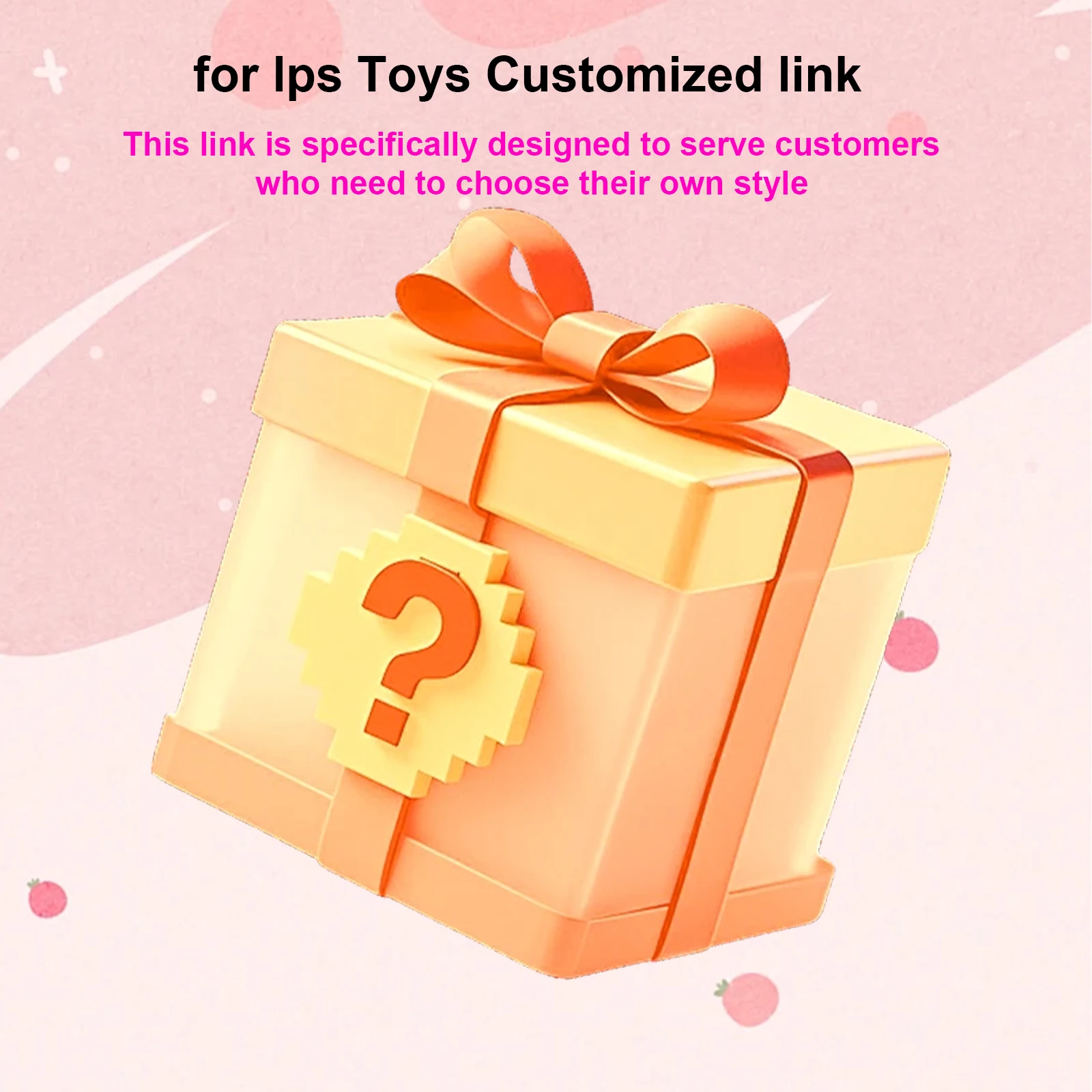Minilpsshop Toy Bobble Head Can Rotate Bright Big Eyes Toy Designated Link for LPS Random Link Multiple Matching Accessories