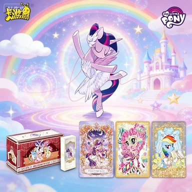 

Набор карт KAYOU My Little Pony Starlight с блестящей золотой фольгой и дизайном принцессы, полный дизайн дружбы Eternal Collectors