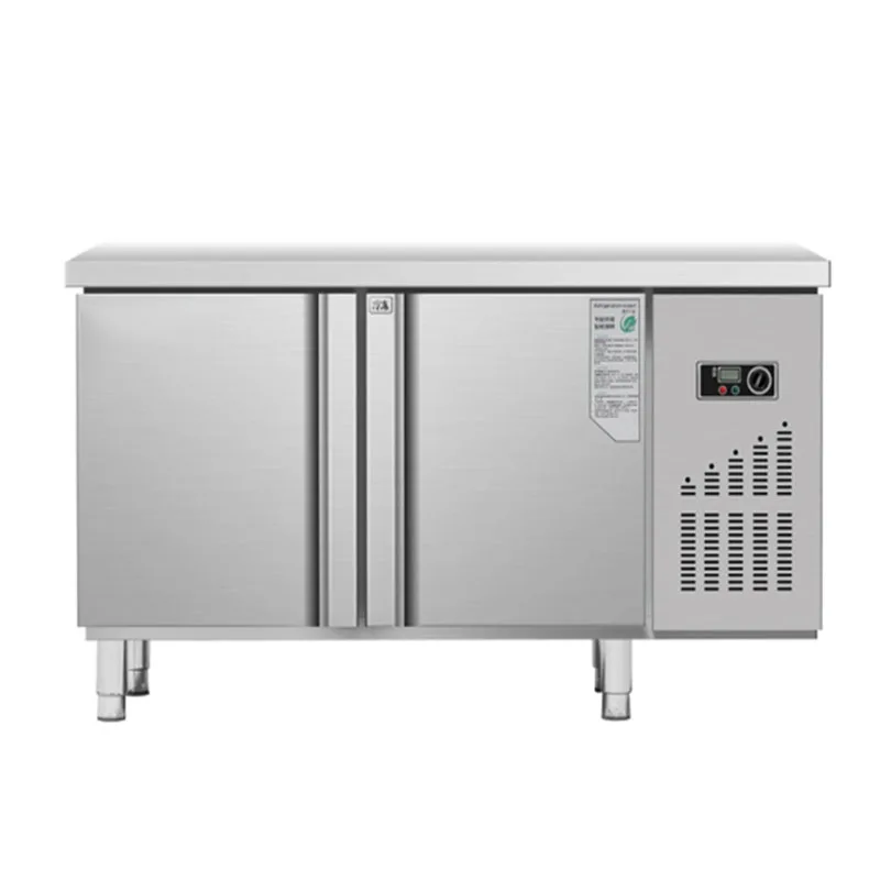 Electric Stainless Refrigerator Counter Freezer Horizontal Freezer Refrigerator Workbench