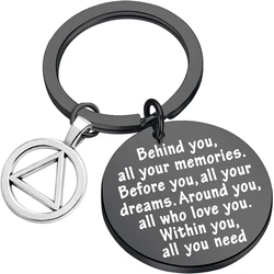 Sobriety Gift Keychain Addiction Recovery Gift AA Alcoholics Anonymous Warrior Recovery Gift New Beginnings Gift