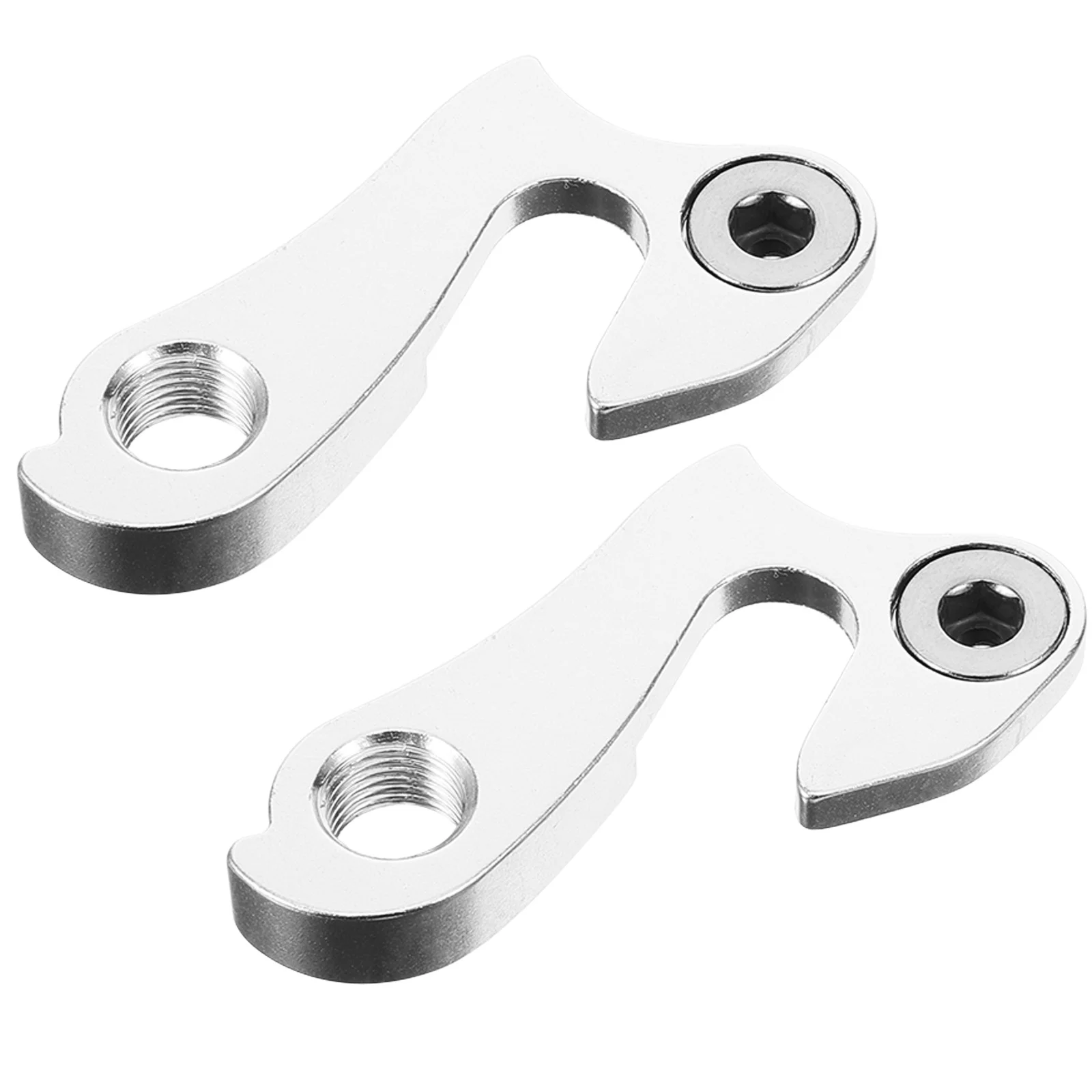 2Pcs Rear Derailleur Hanger Adjustable Alloy Tail Hook Bike Frame Tail Hook Extender Cycling Gear Repair Bike Hanger
