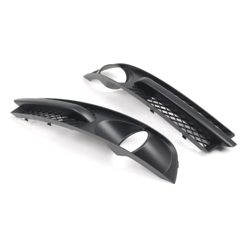 

G8TE 2pcs Automotive Fog Light Hole Cover Plastic Exterior Part 7M3853683A 7M3853684A