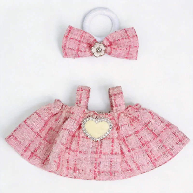 Per gonna per bambola in peluche Labubu da 17 cm - Set di gonne adorabili per regalo di accessori per vestiti fai da te