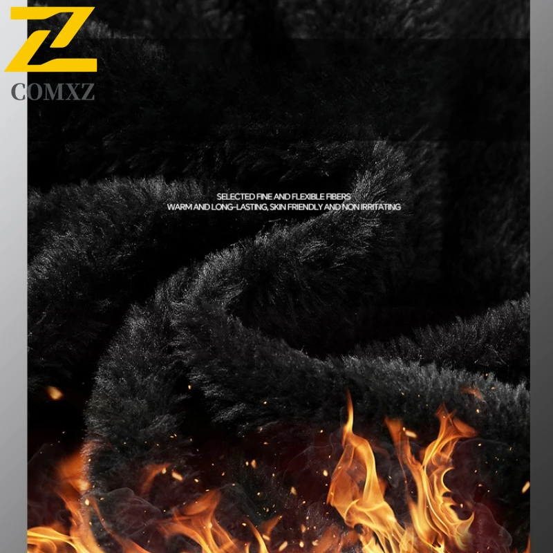 High-end Winter Jacket Men's 2025 Trend Brand Thick Warm Down Cotton Padded Parka Casual Stand Collar Cold Proof Padding Coat