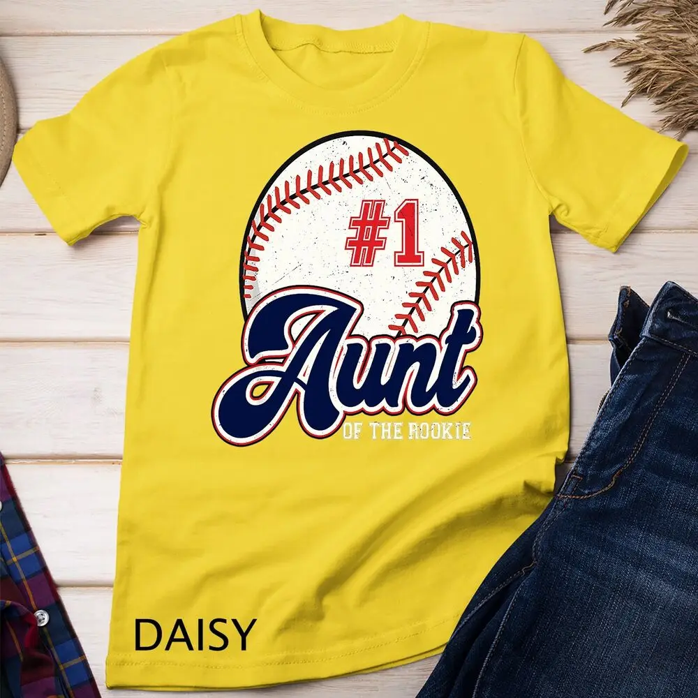 Aunt of the Rookie Shirt,Rookie of the Year Baseball Aunties Unisex T-shirt