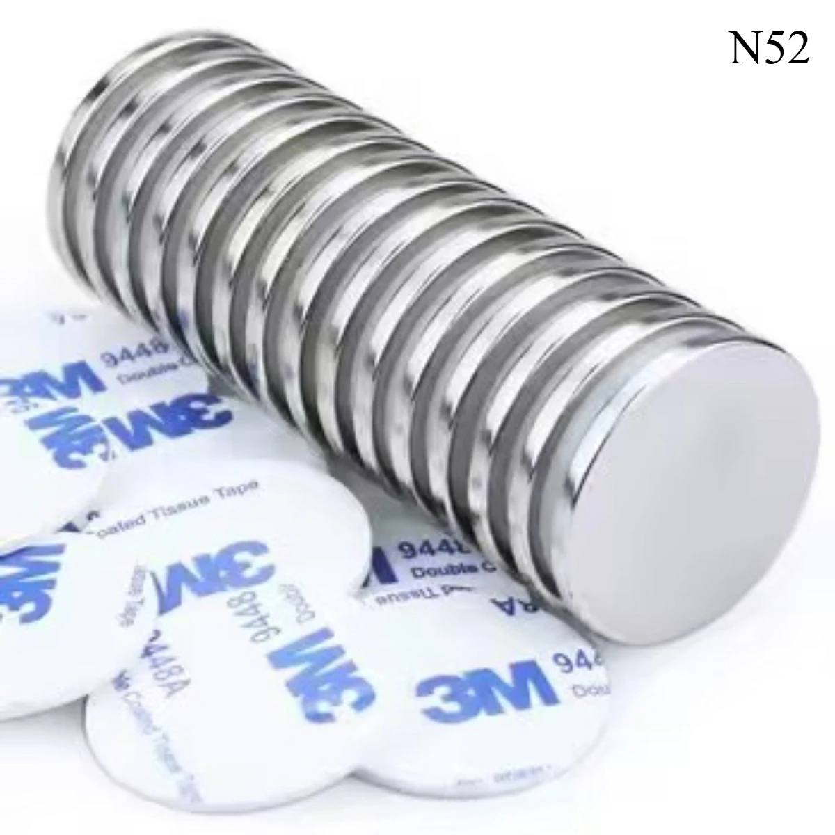 N52 20x5 19X4 Magnet Standard Neodymium Round 19*4  20*5  Double Side Tape Kitchen Scooter Ebike Scooter Strong Power Sylinder