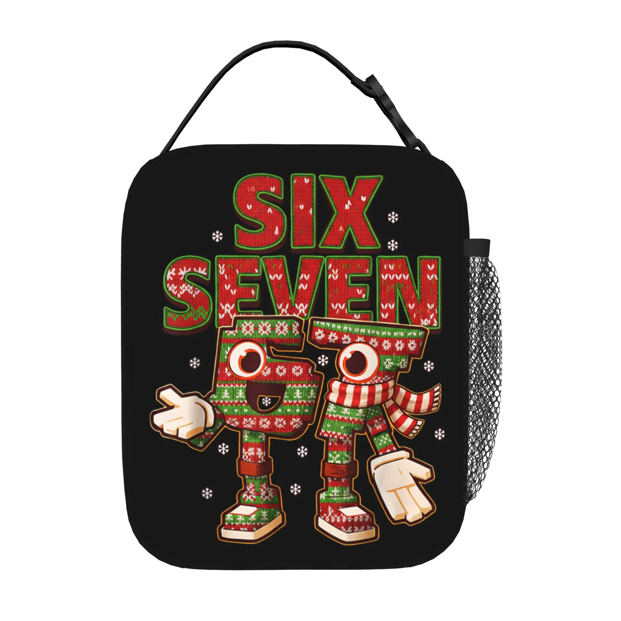 Funny Meme 67 Six Seven Thermal Insulated Lunch Bags for School  Portable Food Bag Cooler Thermal Lunch Boxes