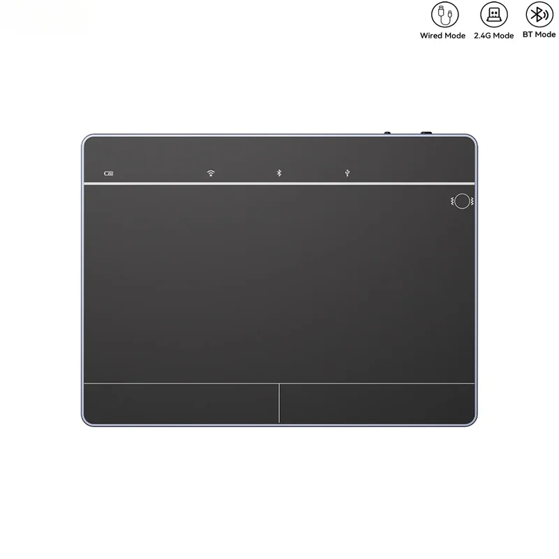 USB Trackpad for Windows 10/11, Large Wired Trackpad with High Precision Aluminum Wireless Touchpad for Desktop/Laptop