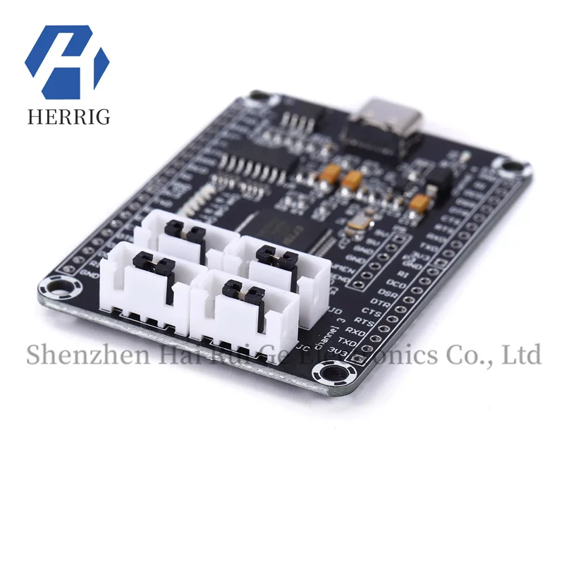 FT4232 FT4232HL USB to 4CH TTL Serial Module, USB to Multiplex Module, 5V3.3V - Image 4