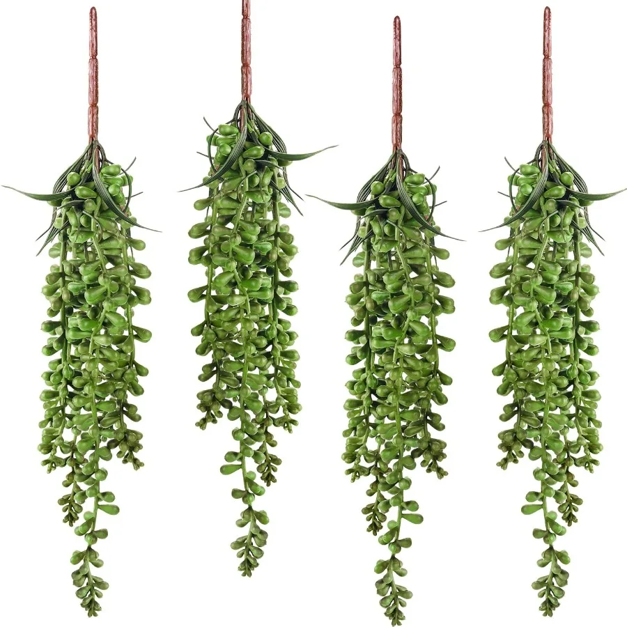 

Искусственные суккуленты, подвесные суккуленты, искусственные суккуленты, бюстгальтер без горшков, жемчужная веревка, растение для дома, кухни, офиса