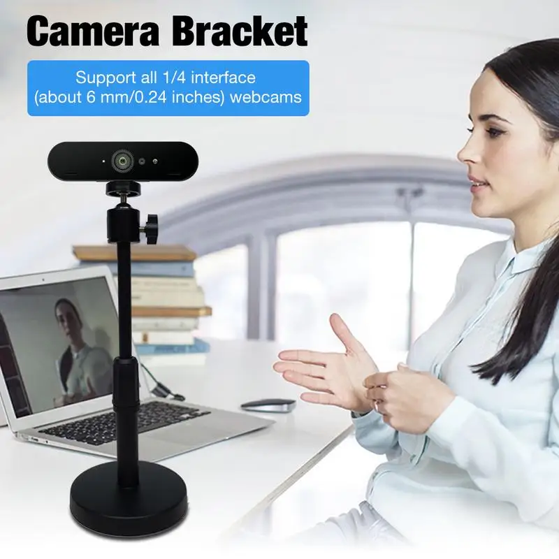 Desk Webcam Support Stand Desktop Web Camera Holder Mount Articulated Support Tripe For Logitech Web Cam Tripod For Webcam Arm