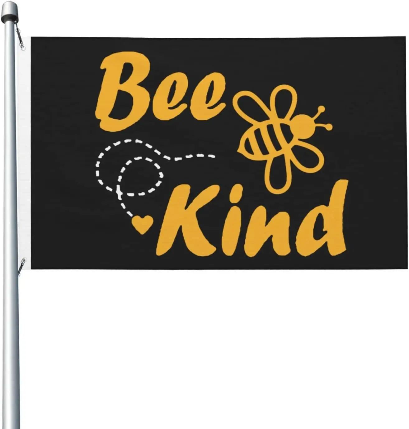 Flagnshow 100% Polyester Bee Kind Flags