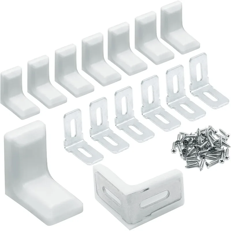 40Pcs White Plastic…