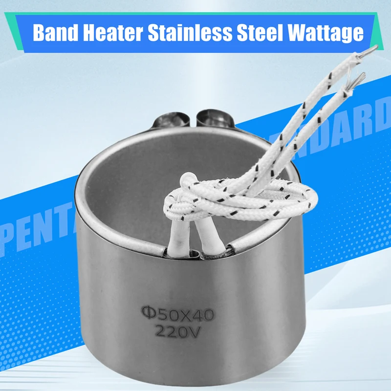 Band Heater Stainless Steel Wattage 220V Inner Dia.50Mm For Electronic Equipment Joyous