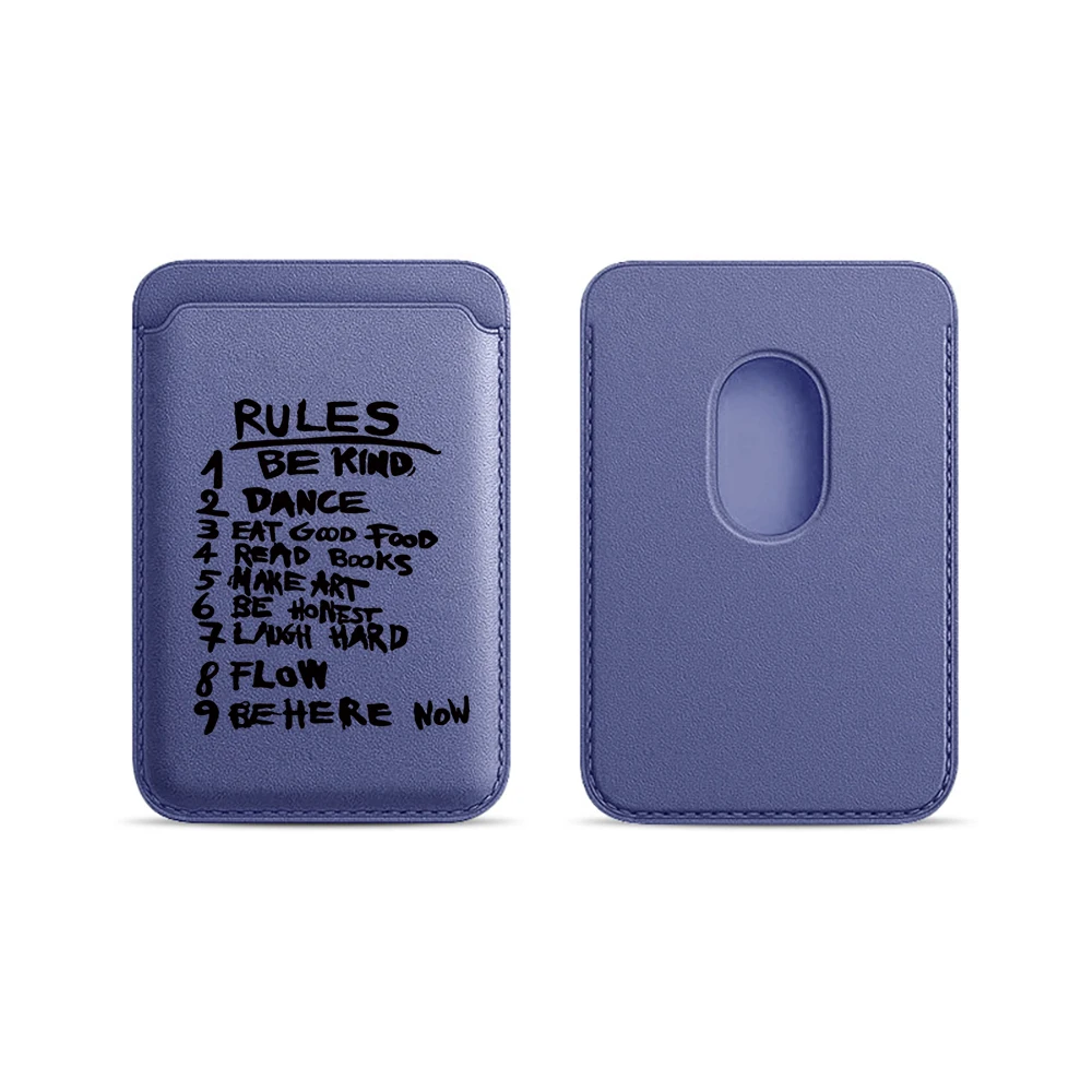 Rules Leder-Kartenetui Handyhülle Kartenhalter für Magnetische Hülle Geeignet für alle iPhones mit Magsafe-Kartenfunktion Rückseitentasche – Detail 22