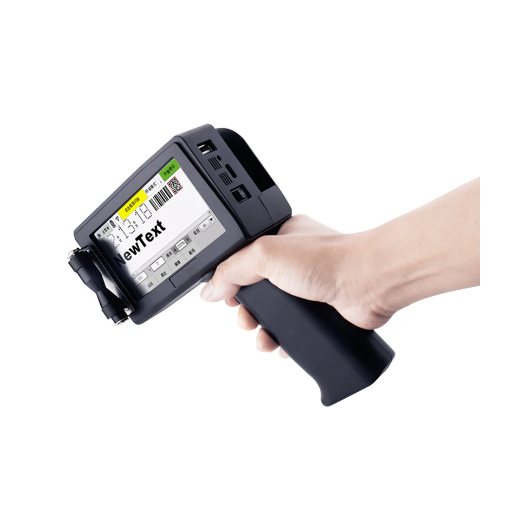 New handheld inkjet printer for online handheld date coding and printing of food packaging bags