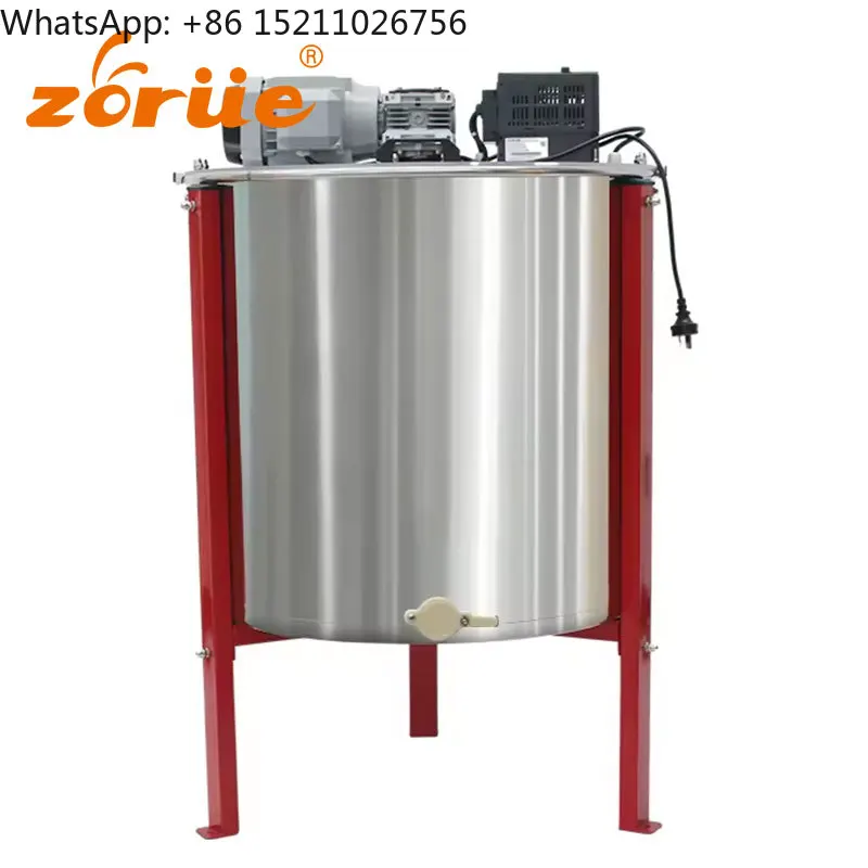 8 Frame Stainless Steel Automatic Honey Processing Machine New Condition Electric Extractor Honey Centrifuge