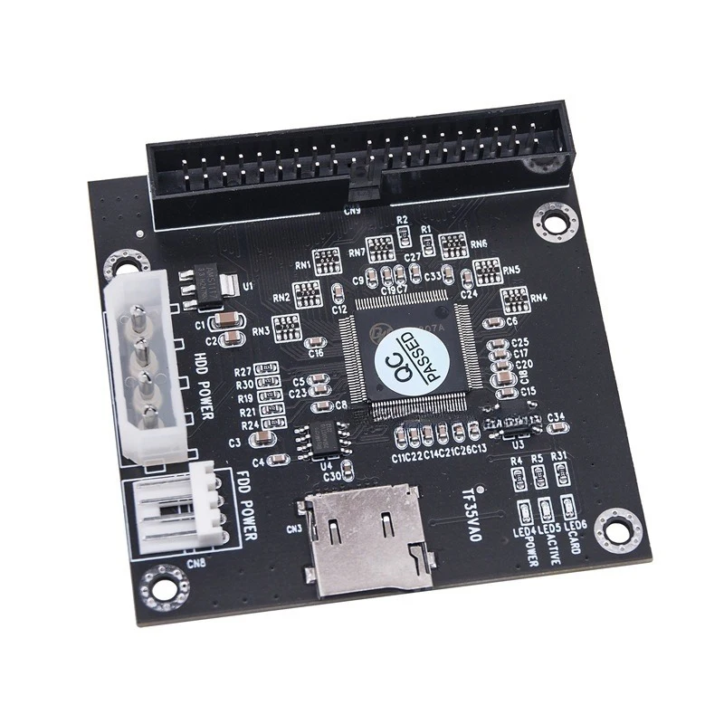 

TF MICRO SD To IDE3.5 40 Pin Disk Drive Adapter Board Riser Card Capacity Supports 512GB SDXD Card ATA IDE for Laptop Notebook