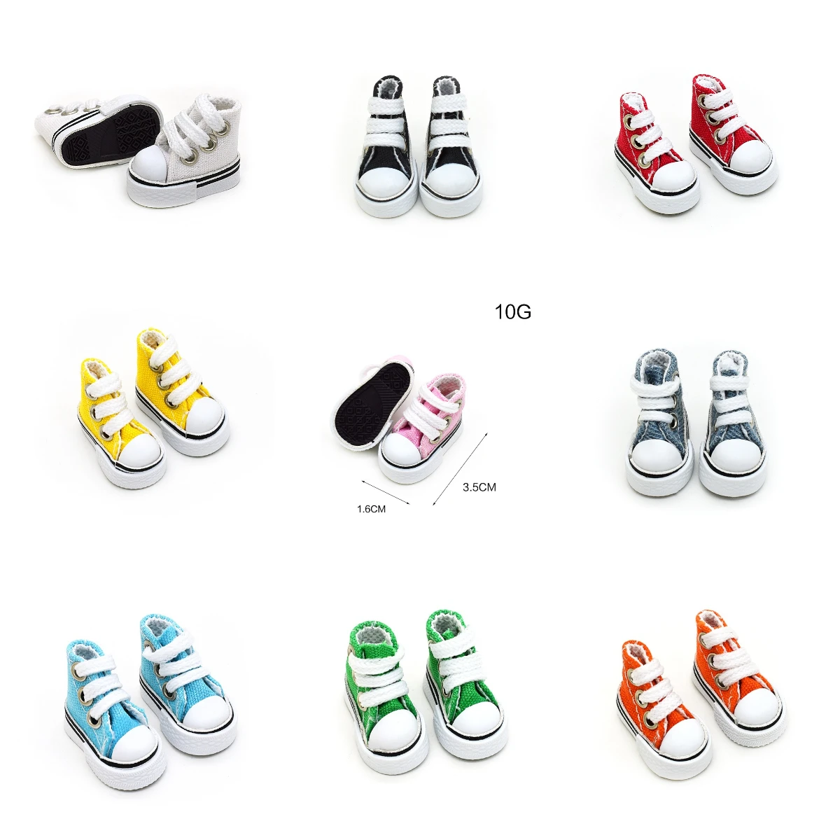 

3.5cm 5cm Blythe Doll Shoes 20cmdoll Canvas Shoes 10cm Doll Bjd Shoes Doll Accessories Change Dress Game Playing House Gift Toys