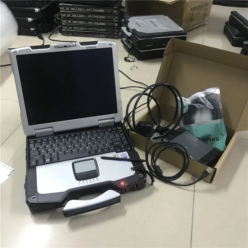 mb diagnostic tool mb star c6 doip vci scanner with newest software HDD with CF31 i5 90% New laptop CF-31 full set directly use