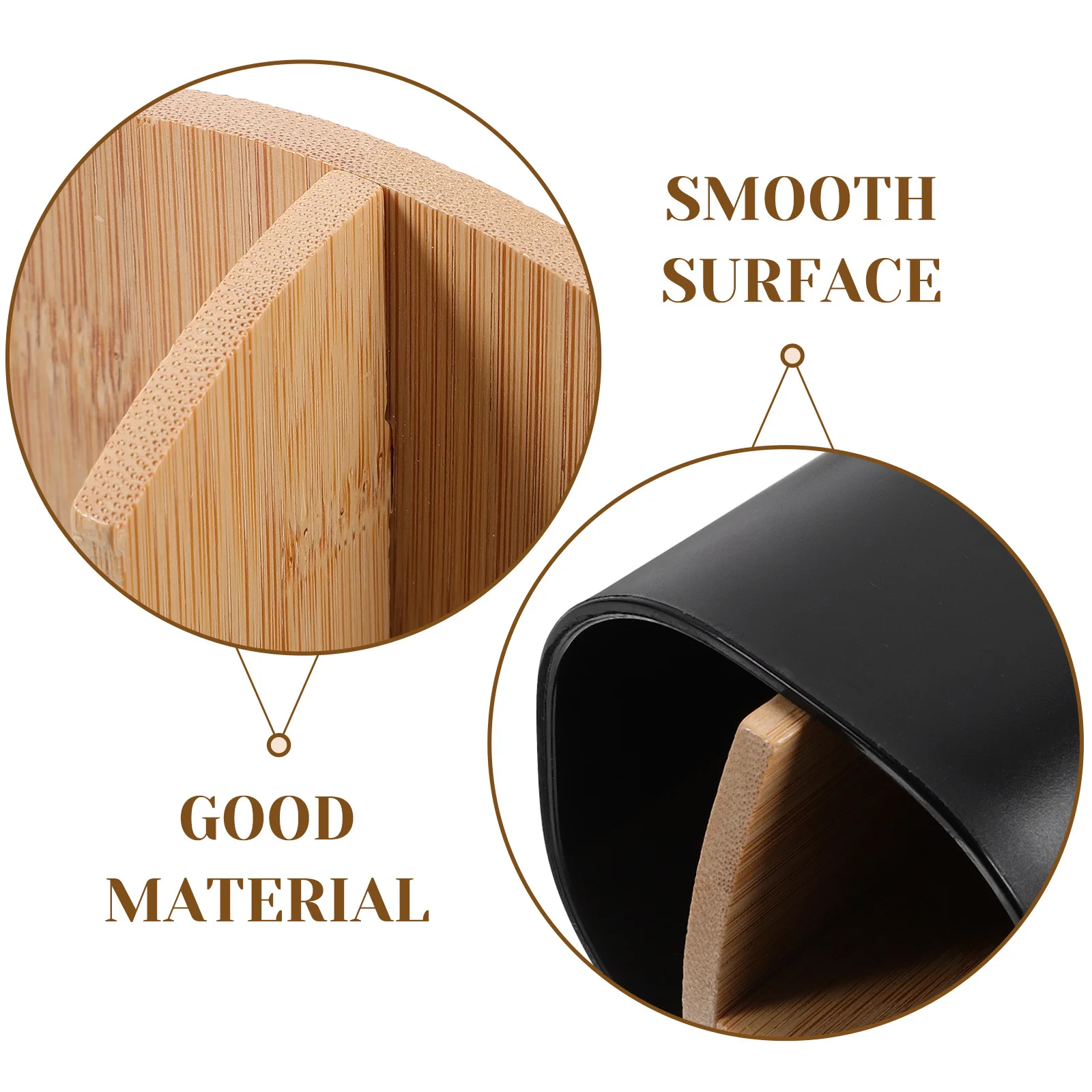 

Toothbrush Holder Stable Bathroom Counter Organizer Multi-Functional Divided Slots Stand for Toothbrush Pens Makeup