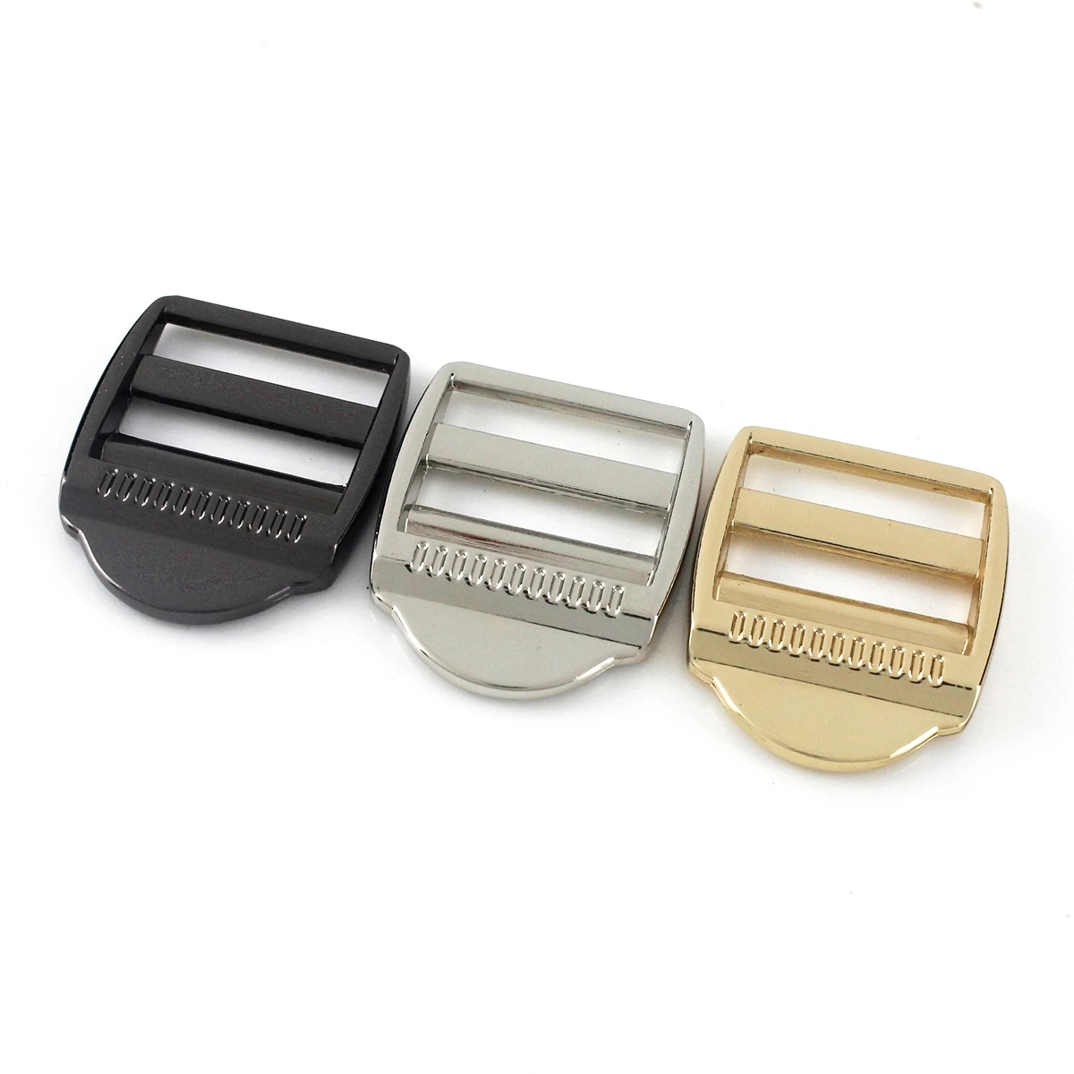 1pcs Metal 2 Bar Buckle for Webbing Backpack Bag Strape Belt DIY Leather Craft Purse Pet Collar Clasp High Quality