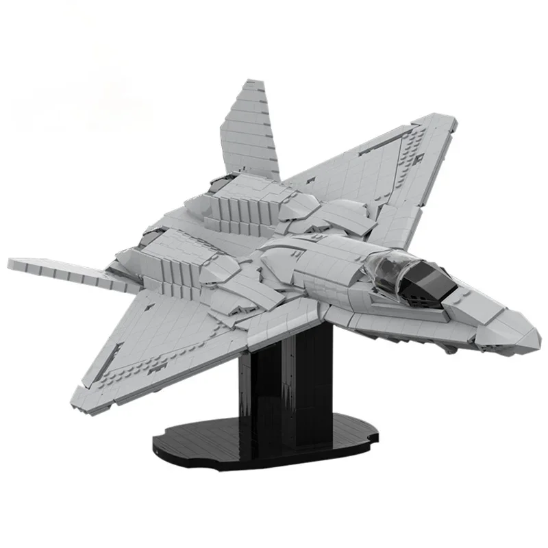 

Air Force Modern Weapons of War Building Blocks MOC-41847 Military YF-23 Black II Fighter Aircraft DIY Kids Puzzle Toys Gift