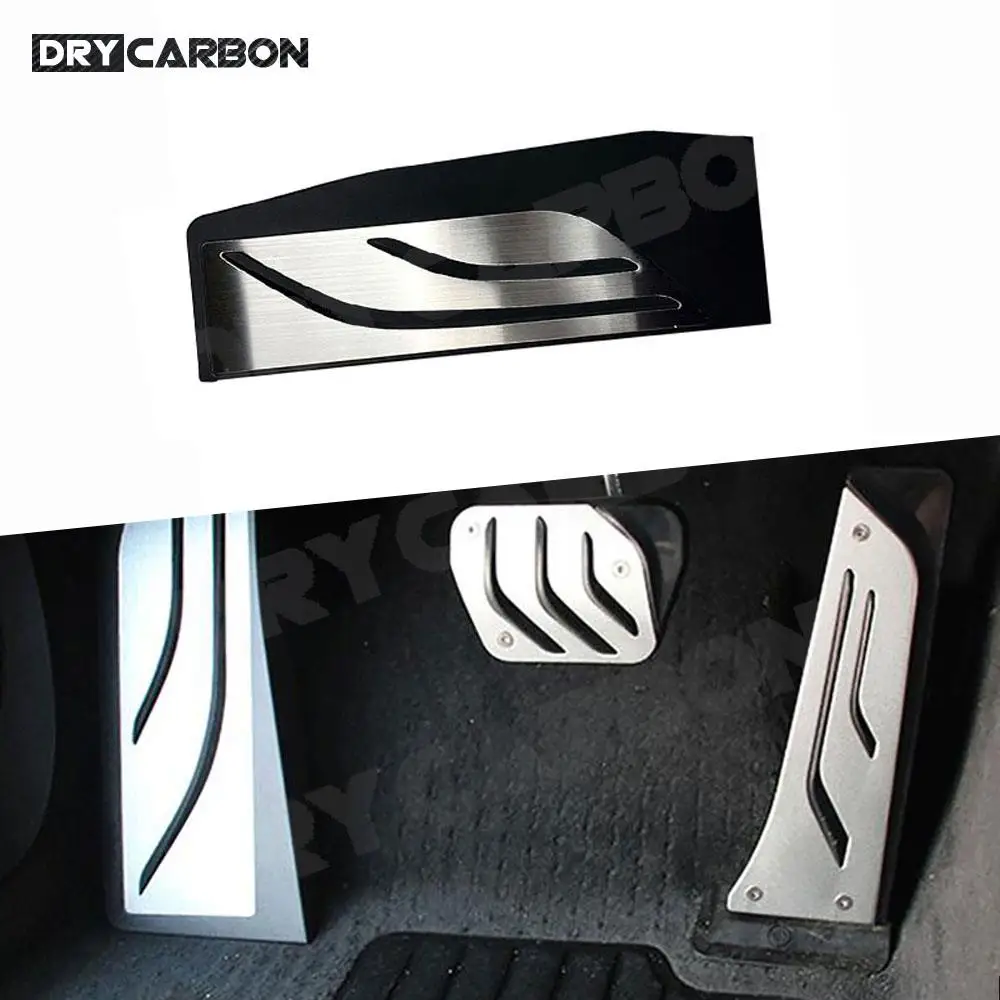 Car Aluminum Alloy Accelerator Brake Rest Pedals Foot Pedal Pads Covers Bodykits For BMW 3 Series F30 2013-2019 Accessories