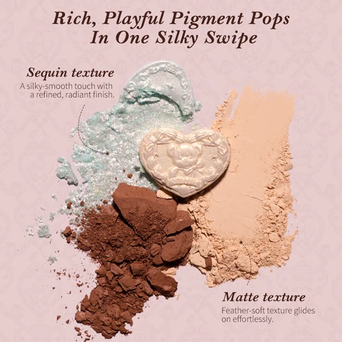 Imagen 2 del producto [NUEVO] Paleta de maquillaje de 6 colores de la colección Flower Knows The Sweetie Bear