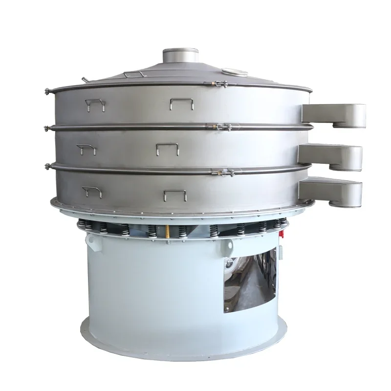 Three Dimensional Vibrating Screen for Milk Powder, Powder, Stainless Steel Rotary Vibrating Screening Equipment
