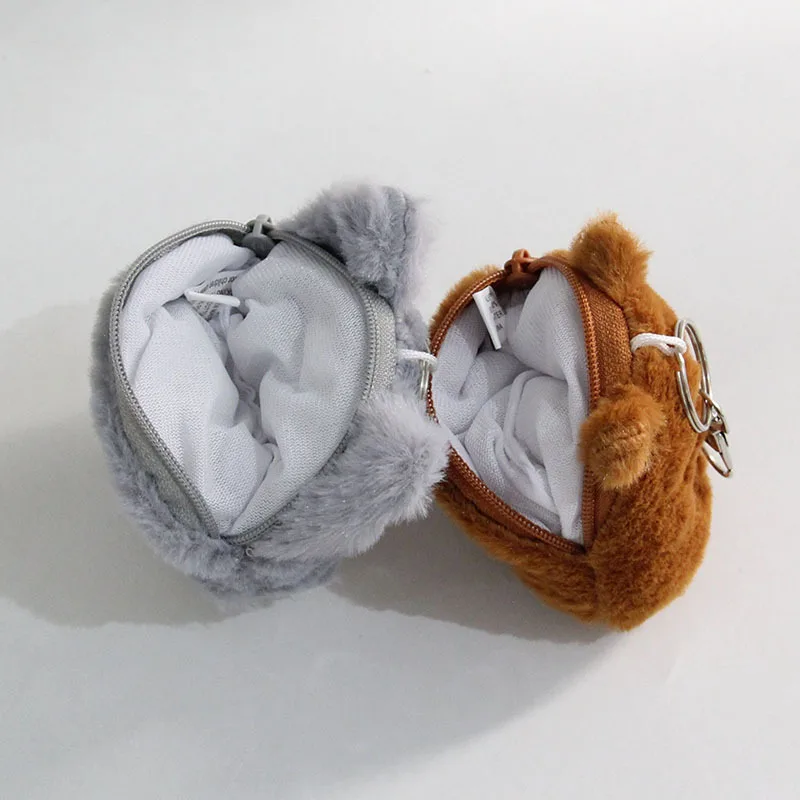 New StrayKids Korean celebrity Li Longfu plush toy coin purse headphone bag SKZOO coin miscellaneous bag cute pendant, gifts