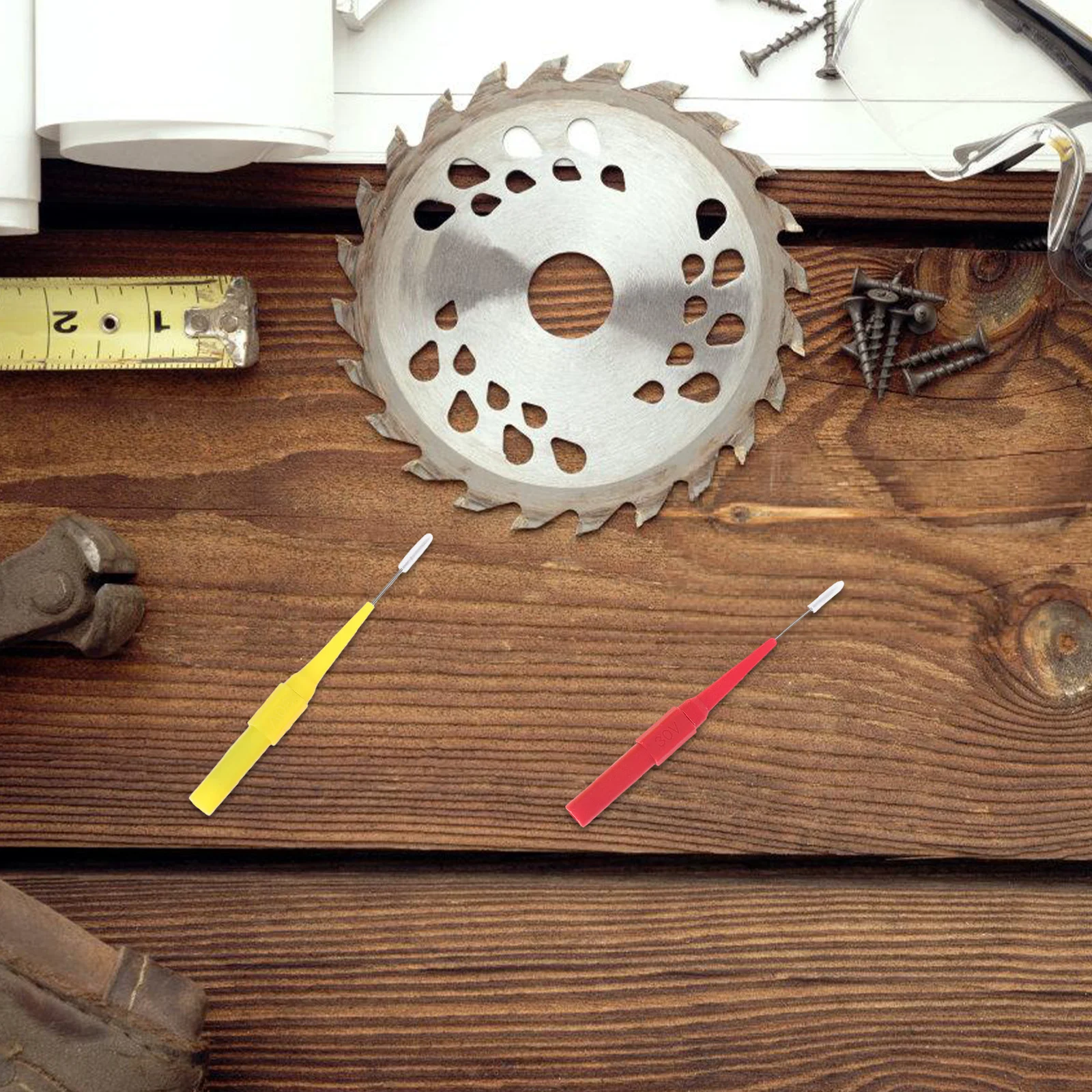 10 قطعة مجموعة مسبار متعددة عالمية 0.7 مللي متر موصلات اختبار ثقب لاختبار أسلاك السيارات تصميم مسبار خلفي مدمج لـ Pcb #1