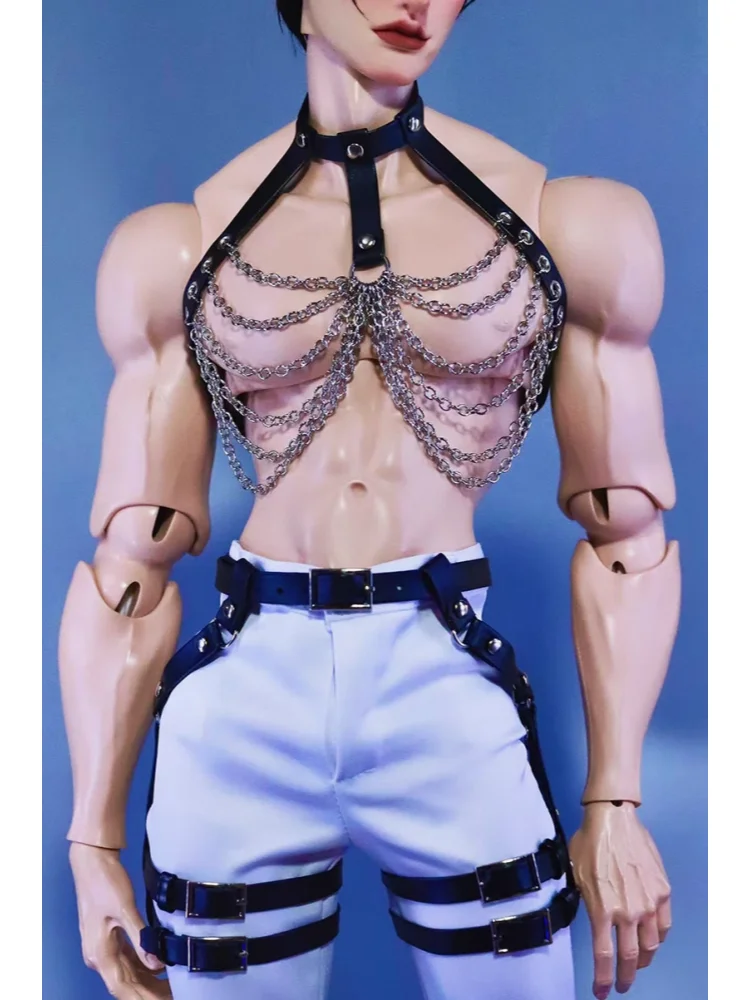 1/3 BJD Doll Accessories 75cm Doll Corset Chain Leg Straps Accessories(No Doll)