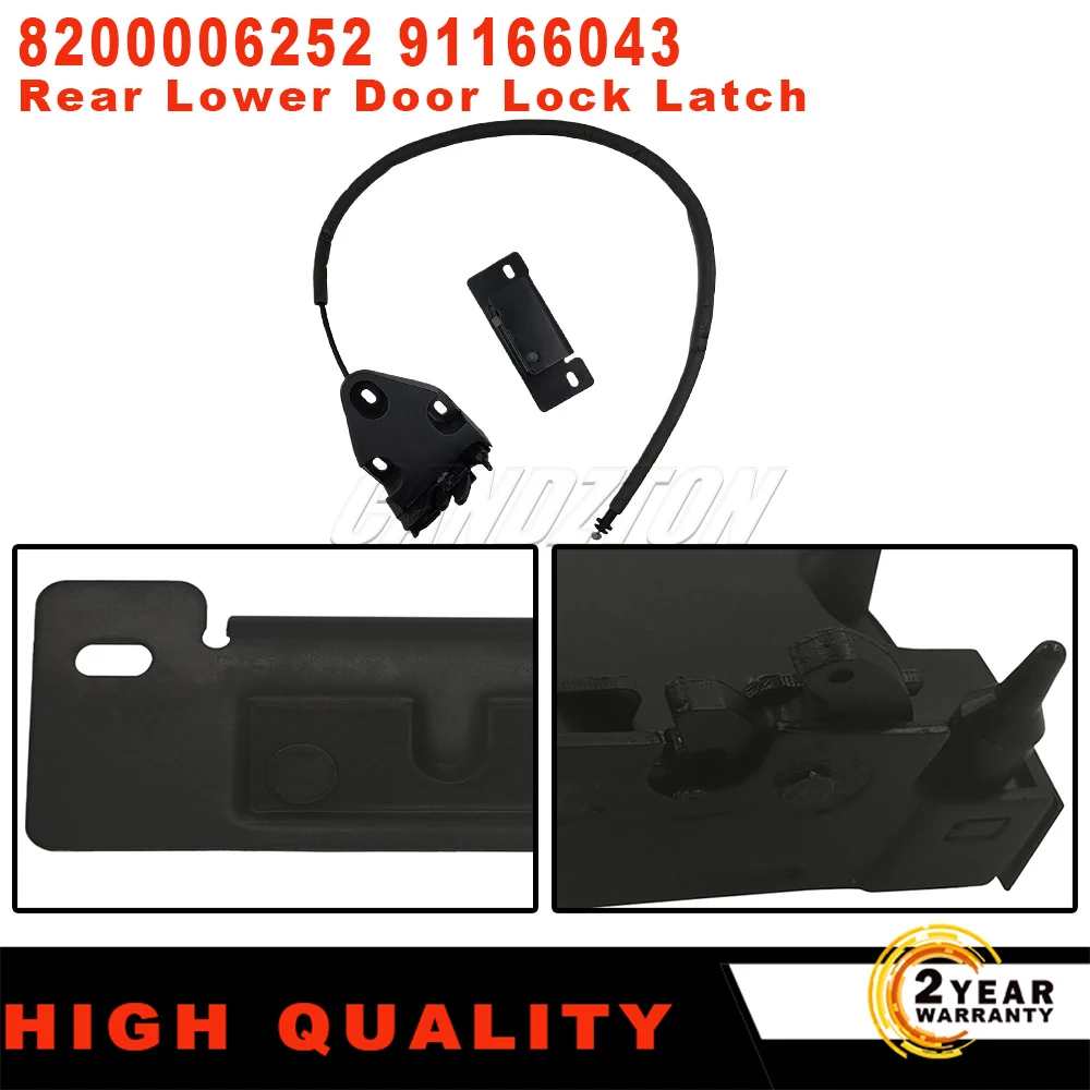 New For Opel/Vauxhall Vivaro Fiat Talento Nissan NV300 Renault Trafic MK3 Rear Door Lock Latch Lower 8200006252 car accessories