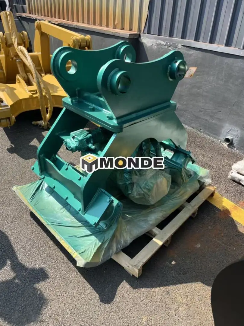 MONDE Hydraulic Soil Road Compactor Vibrating Plate Excavator Factory Price Hydraulic Compactor